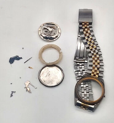 Reloj Michele resistente al agua para hombre no funciona (tal cual para piezas/reparación) Foto 1 de 4