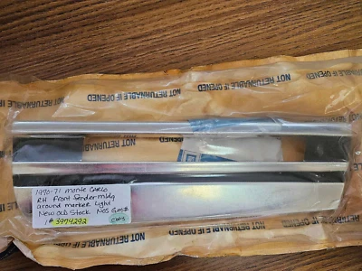 1970-1971-1972 Monte Carlo Front Fender Lower Molding - LH & RH - NOS - Image 1 of 2