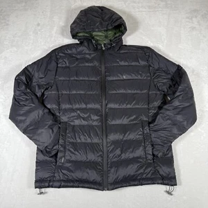 LinkSoul Kirkwall Golf Puffer Jacket Men Size M Full Zip Down Hoodie Quilted EUC - Picture 1 of 14