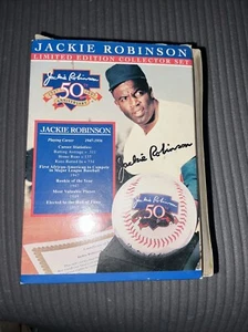 1997 JACKIE ROBINSON Limited Edition 50th Anniversary Collector Set - Picture 1 of 13