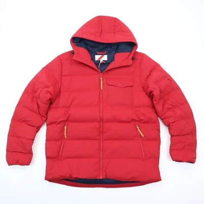 Best Made Jacket Mens M Goose Down Hooded Puffer Full Zip 800 Fill Red NWT - Image 1 of 4