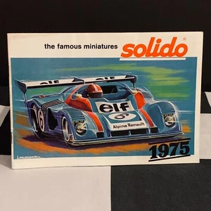 SOLIDO 1975 MODELO DE COCHE FUNDIDO A PRESIÓN GAMA 1/43 FOLLETO CATÁLOGO ALPINE RENAULT - Imagen 1 de 6