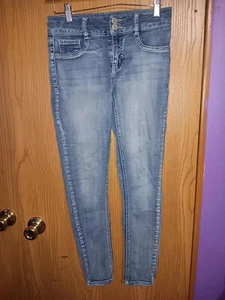Mudd Girls Jeans Mid Rise Jean Legging Size 14 - Picture 1 of 4