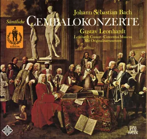 5LP BACH Complete Harpsichord Concertos LEONHARDT Concentus Musicus TELEFUNKEN - Picture 1 of 3