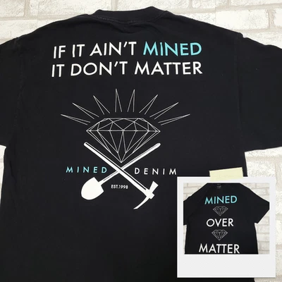 Camiseta Diamond Supply Co extraída sobre matéria dupla face skatista streetwear masculina G - Imagem 1 de 4