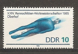 GDR 1985 Sports 24th World Luge Championships Oberhof MNH Scott#2455 - Picture 1 of 1