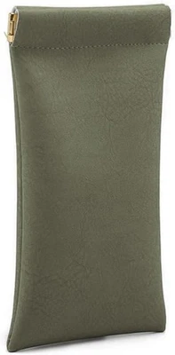 3件装男士与女士皮革眼镜盒柔软PU太阳镜袋 — 第 1/4 张图片