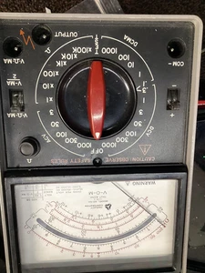 Triplett Model 60-NA Type 2 Taut Band VOM Analog Handheld Multimeter #(5H22) - Bild 1 von 5