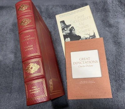 Franklin Library GREAT EXPECTATIONS  Leather Charles Dickens  1977 Fine Binding Foto 1 de 4