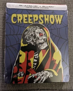 Creepshow 4K UHD + Blu-ray Limited Edition SteelBook 2023 Shout Factory Horror - Foto 1 di 4