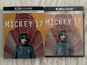 MICKEY 17 4K ULTRA HD WITH SLIPCOVER SLEEVE FAST SHIPPING BUY IT NOW ROBERT PAT - Picture 1 of 3