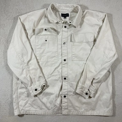 No Boundaries Men’s Jacket Button Down Coat Beige Size XXL 50-52 - Image 1 of 4