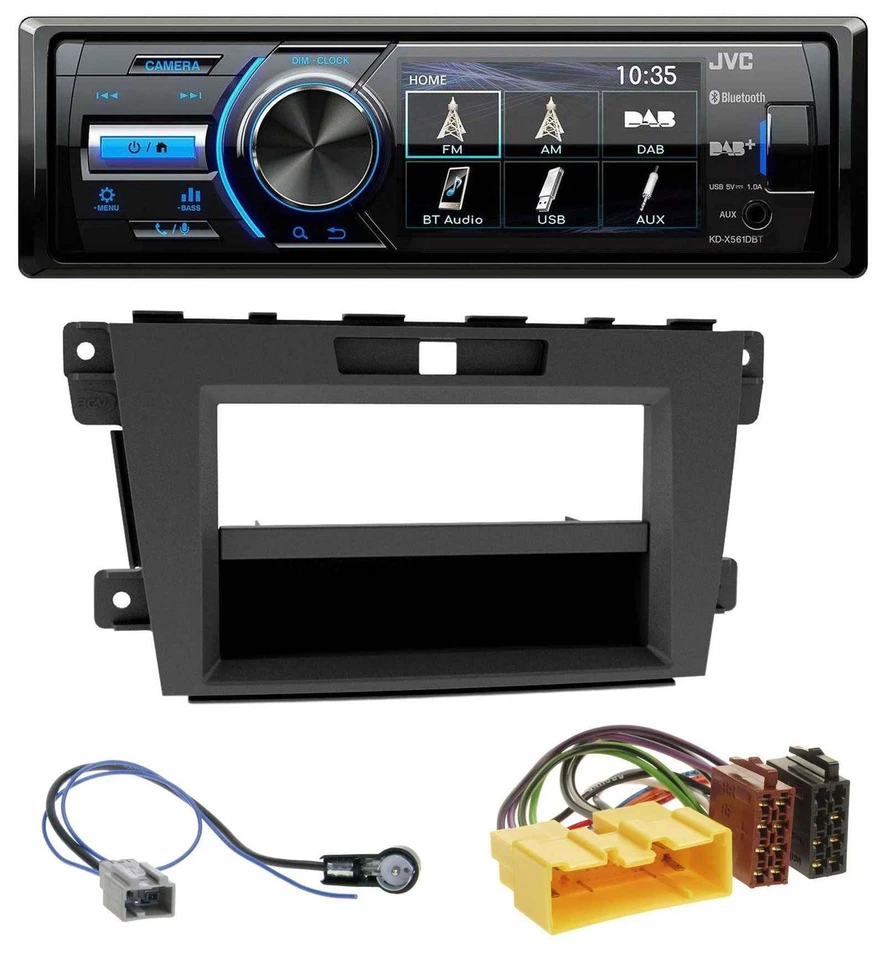 JVC Bluetooth MP3 USB DAB Autoradio für Mazda CX-7 (2009-2013) - Bild 1 von 4