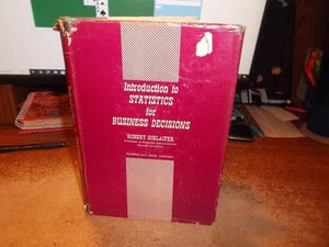 Introduction to Statistics Business Decisions - Robert Schlaifer - 1961 - HC/DJ - Picture 1 of 19