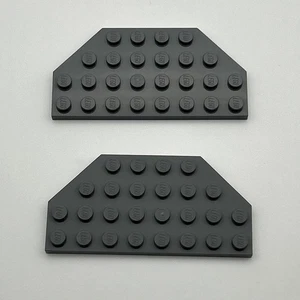 68297 LEGO Platte Keil 4x8 geschnittene Ecken DUNKELBLAUGRAU (2) - Bild 1 von 1