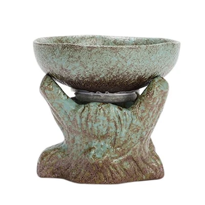  Tea Infuser Basket Ceramic Filter Loose Accessories Gongfu Strainer - Image 1 of 4