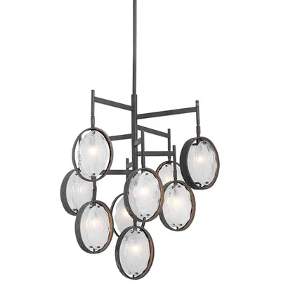 Uttermost 21317 Maxin Chandelier Dark Hammered Bronze - Image 1 of 2