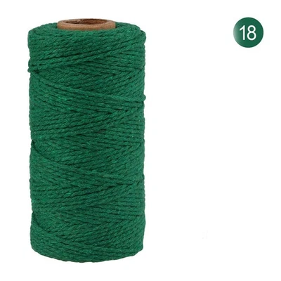 Two-Strand Color Packaging Gift DIY Cross-Border String 2mm Color Cotton String - Image 1 of 4