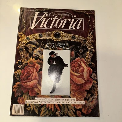 Vintage Victoria magazine Winter 87-88 Volume 1 Home & Garden, Antiques, Fashion - Image 1 of 3