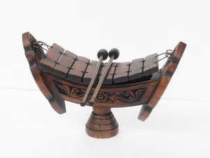 Thai Traditional Musical Instruments Teakwood Teak Wood Wooden Xylophone 8 Ba... - Picture 1 of 4