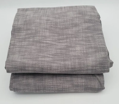 (2) Juego de 2 cortinas de algodón Pottery Barn paneles forrados 50 "x 96" gris Foto 1 de 4