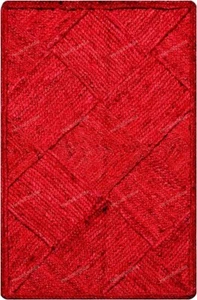 4 x 7 Feet Hand Woven Hippie Area Jute Rugs Indian Handmade Red Carpet - Picture 1 of 9