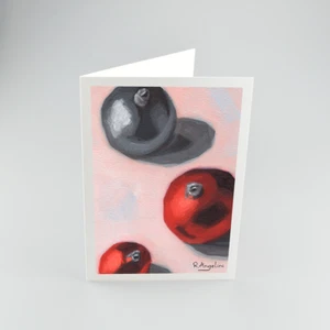 Baubles 1 - A5 High Quality 312gsm Blank Greetings Cards - Picture 1 of 4