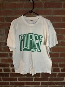 Vintage 80s Nike Force Basketball Spellout USA Gray Tag Single Stitch Medium - Bild 1 von 7
