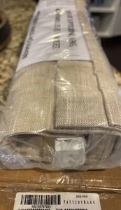 Pottery Barn CUSTOM Emery Linen Light Filtering Shade 34-58" Oatmeal NEW - Picture 1 of 5
