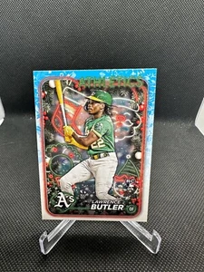 2024 Topps Holiday Base Lawrence Butler RC Oakland Athletics #H4 - Picture 1 of 2