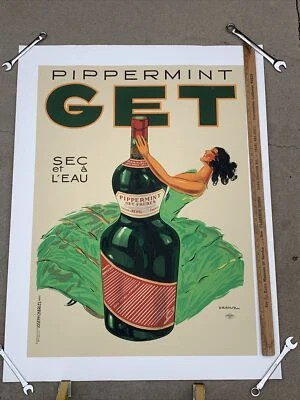 Pippermint GET Vintage poster Dransy 1935. Large 44”x32” Licensed Reproduction - Image 1 of 4
