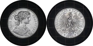 1 Vereinsthaler 1862 Germany Empire Silver Coin # 370 - Picture 1 of 5
