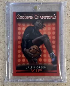 JALEN GREEN 🏀RISING SUPERSTAR! “RARE” (VIP) ✨RED REDEMPTION ✨ROOKIE✨CARD - Picture 1 of 2