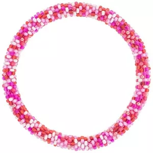 Pulsera Aid Through Trade Roll-On® ramo floreciente "cupido moteado" cuentas de vidrio - Imagen 1 de 2