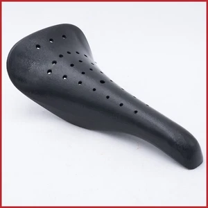 NOS SAN MARCO BMX BLACK PLASTIC OLD SCHOOL VINTAGE SADDLE SEAT BIKE BICYCLE - Picture 1 of 8