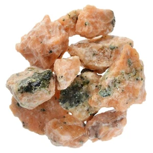 Orange Calcite - Rough Rocks for Tumbling - Wholesale Stone Crystal (Mada) - Picture 1 of 40