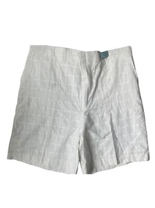 Men’s White Size 40 Chambray | Shorts by Berle NWT - Picture 1 of 4