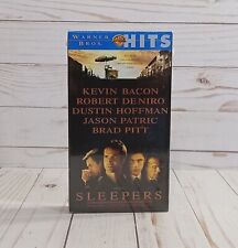 Sleepers VHS Tape 1996 Drama Kevin Bacon Brad Pitt Robert DeNiro Dustin Hoffman