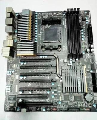 Gigabyte GA-990FXA-UD7 AM3+ AMD 990FX ATX Desktop Motherboard DDR3 Mainboard - Image 1 of 2