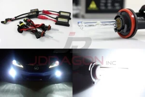 H11 6000K Pure White 35W Slim DC Ballast HID Conversion Kit Xenon Bulb - Picture 1 of 6