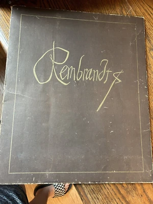 VINTAGE SET OF 13 REMBRANDT PICTURES BY FREDERICK UNGAR PUBLISHING FREE SHIPPING - Image 1 of 4