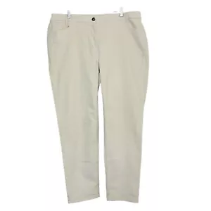 J Jill Damen Cordhose Gr. 18W Mid Rise Straight Stretch Mandel Kord - Bild 1 von 12