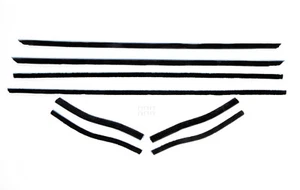 1965-66 Mustang Coupe/Convertible Window Felt Weatherstrip Kit - 8 piece kit - Picture 1 of 12