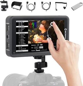 US Moman M5 5,5 Zoll Touchscreen On-Camera Field Monitor 3D LUT HDR für Kamera - Bild 1 von 8