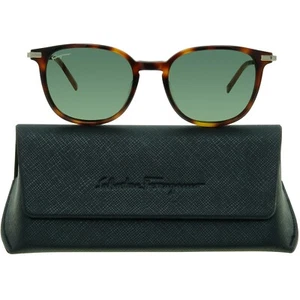 Salvatore Ferragamo Men's Sunglasses SF1015S SF 1015/S 214 Tortoise Round NEW - Picture 1 of 9