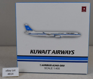 (Lot #814) 1:400 Model Hogan Airbus A340-300 Kuwait Airways 9K-ANA