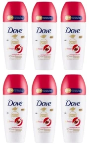 6x Dove Deodorant Advanced Care Pomegranate Granatapfel Roll-On Deodorant 50ml - Bild 1 von 5
