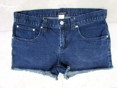 Pantalones cortos de jean Venus para mujer talla 6 dobladillos deshilachados Foto 1 de 3