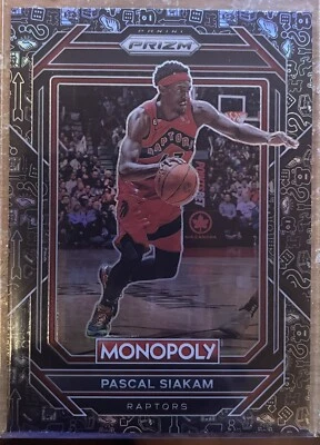 2022-23 Panini Prizm Monopoly Black Icons #82 Pascal Siakam SP Raptors NM - Image 1 of 2