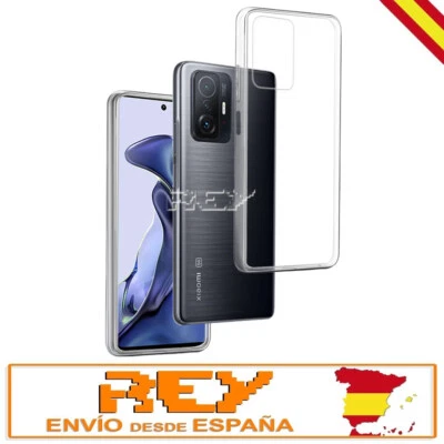 REY® Funda Silicona para XIAOMI 11T / 11T PRO Carcasa Transparente Gel TPU s1372